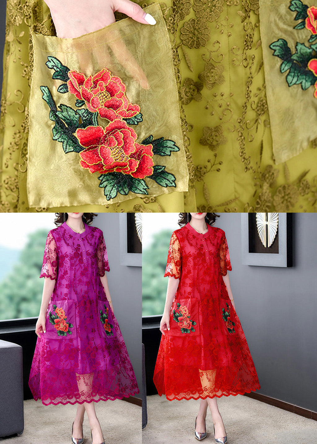 Beautifully Finished Dress in a Timeless Design