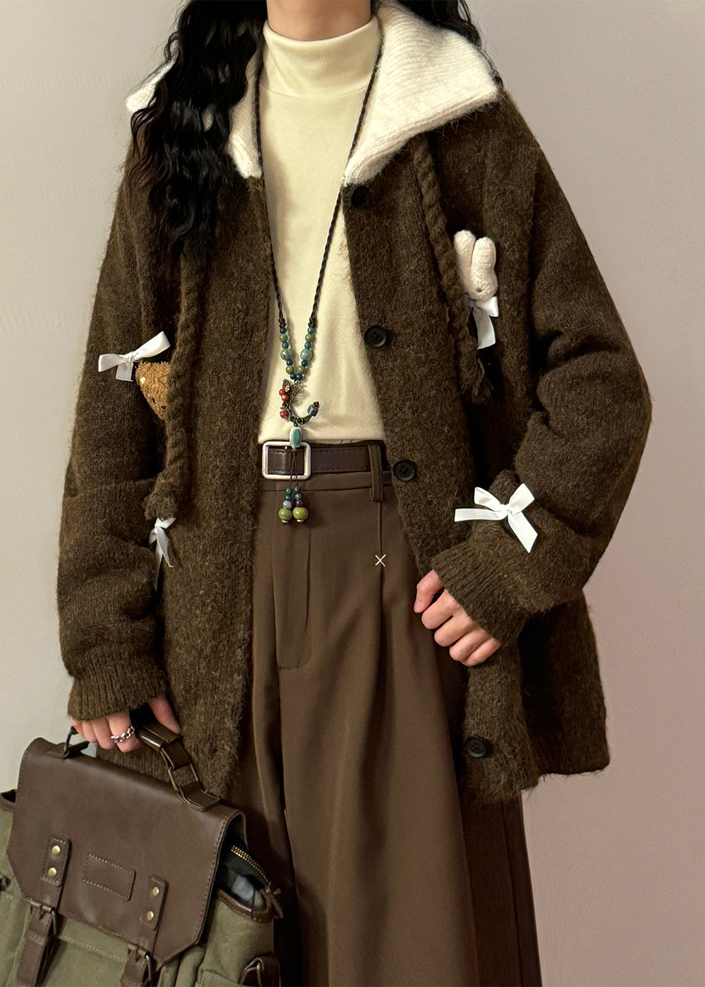 A Vintage Style Coat with Delicate Timeless Details