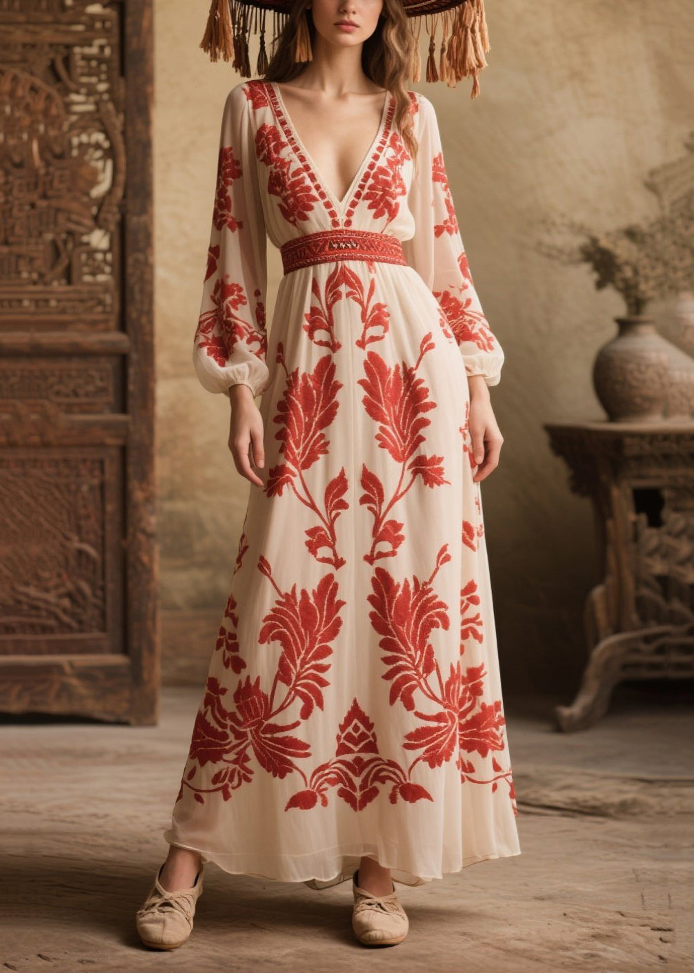 Classic Vintage Dress with a Flattering Fit