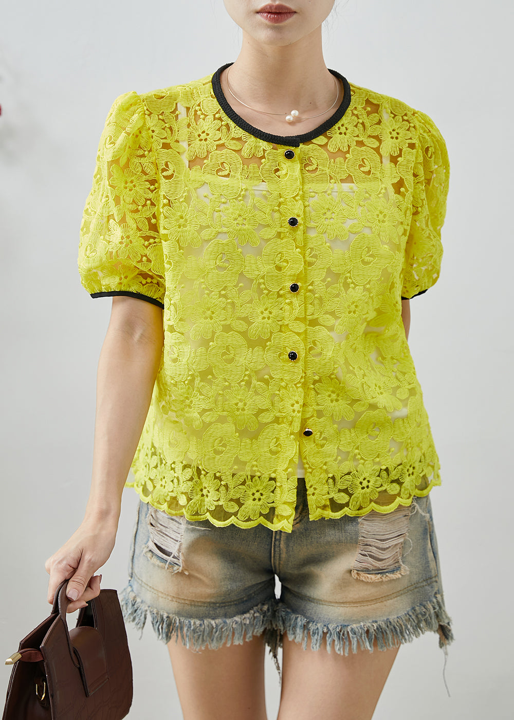 Beautifully Finished Blouse in a Timeless Design