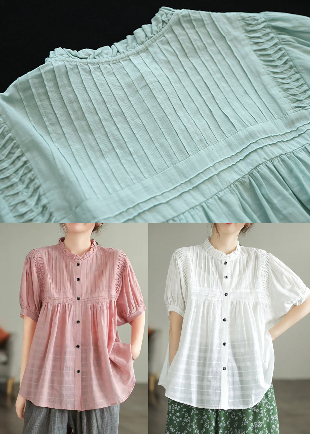 Well Tailored Blouse with a Graceful Silhouette