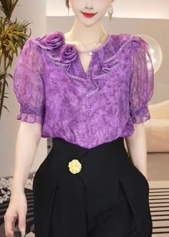 A Vintage Style Top with Delicate Timeless Details