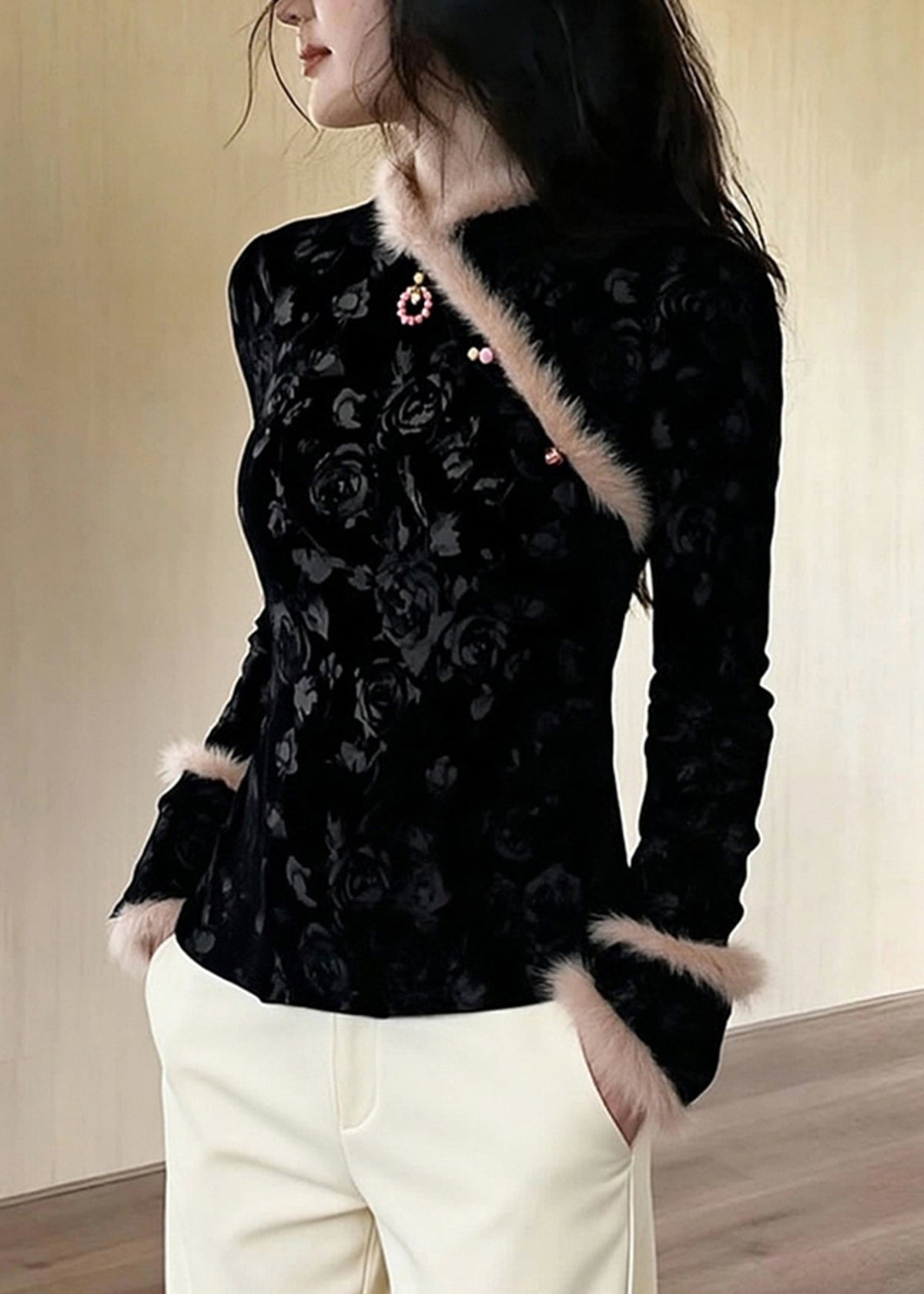 Beautifully Finished Blouse in a Timeless Design