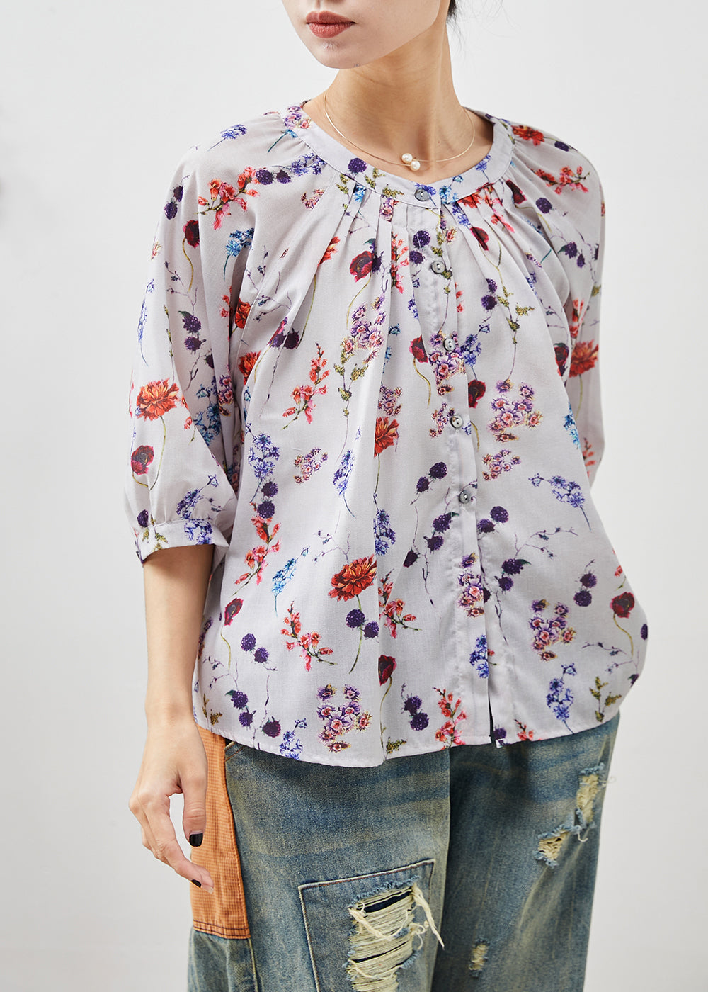 A Vintage Style Shirt with Delicate Timeless Details