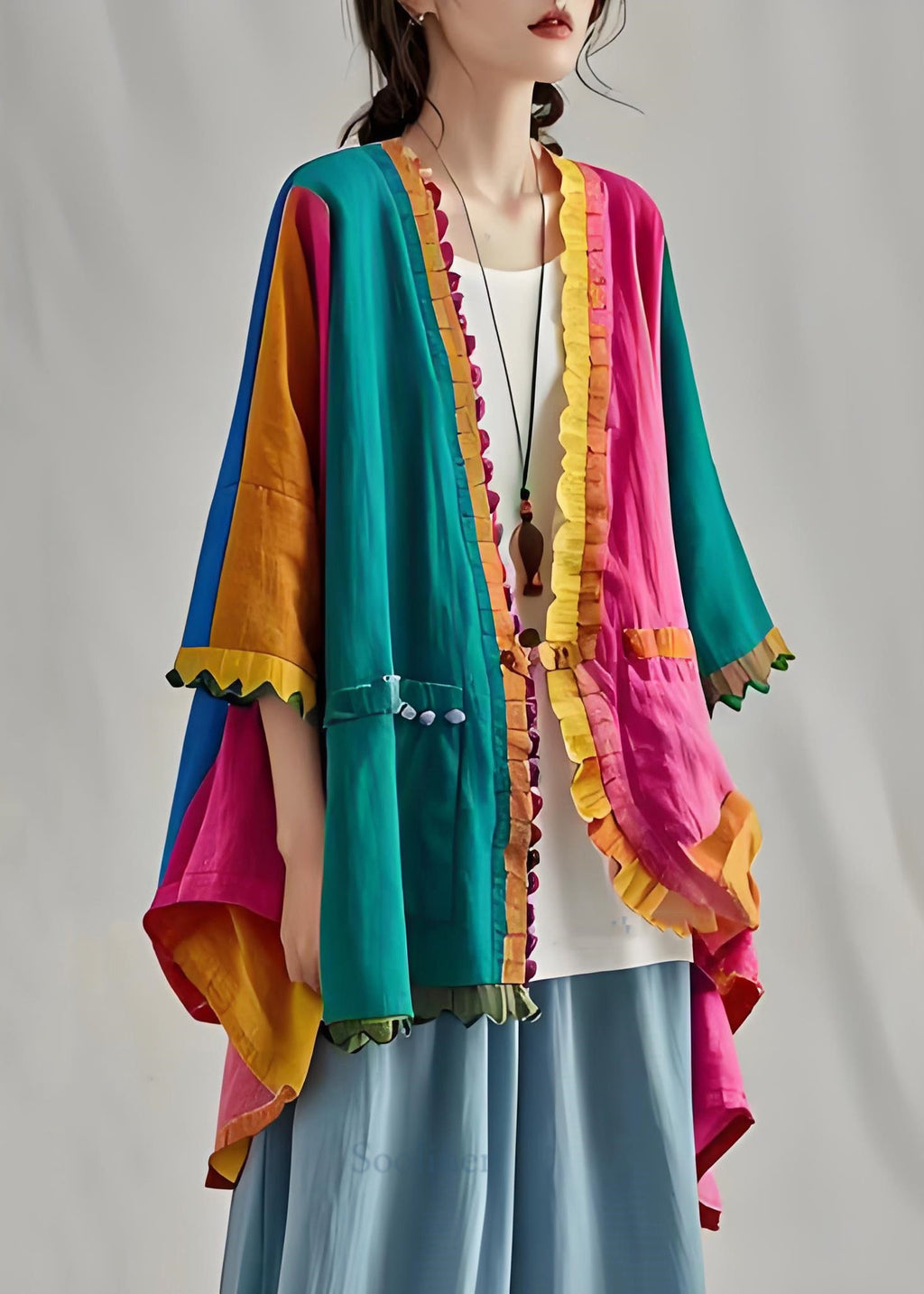 Well Tailored Cardigan with a Graceful Silhouette