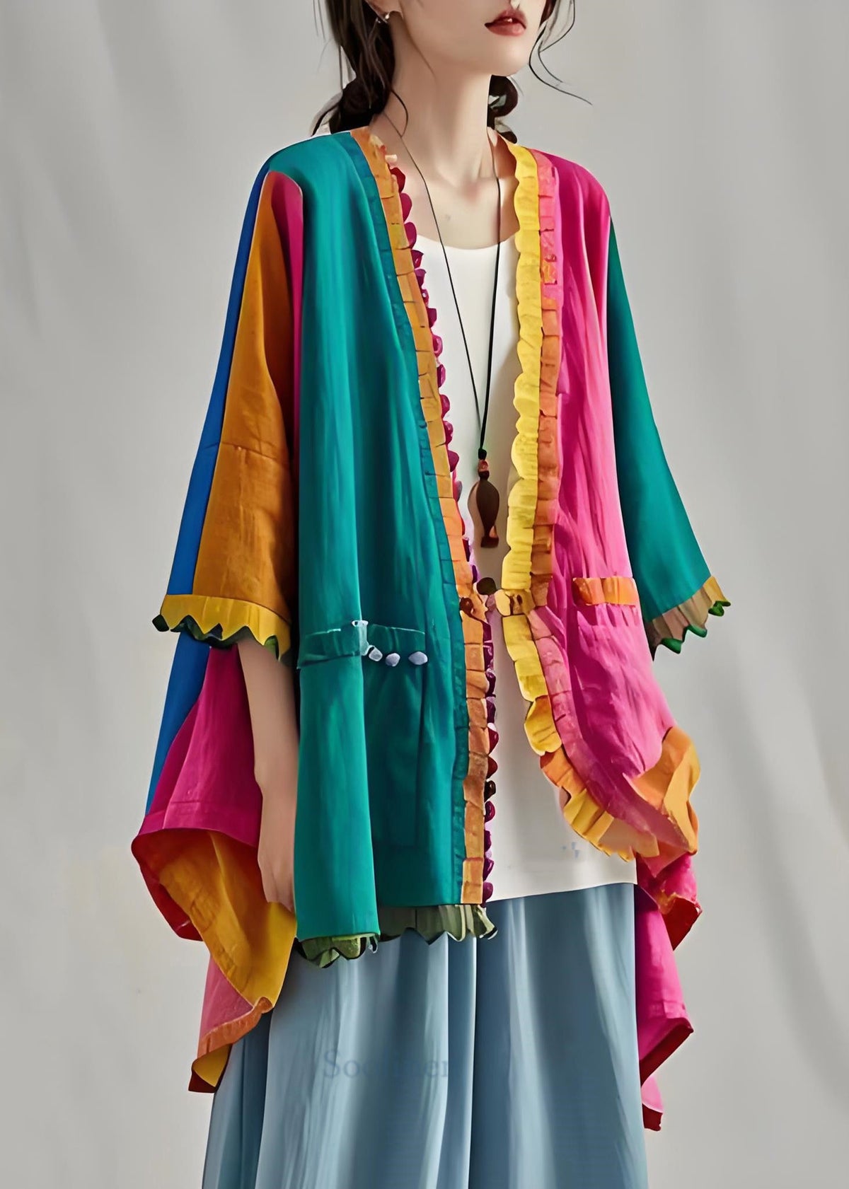 Well Tailored Cardigan with a Graceful Silhouette