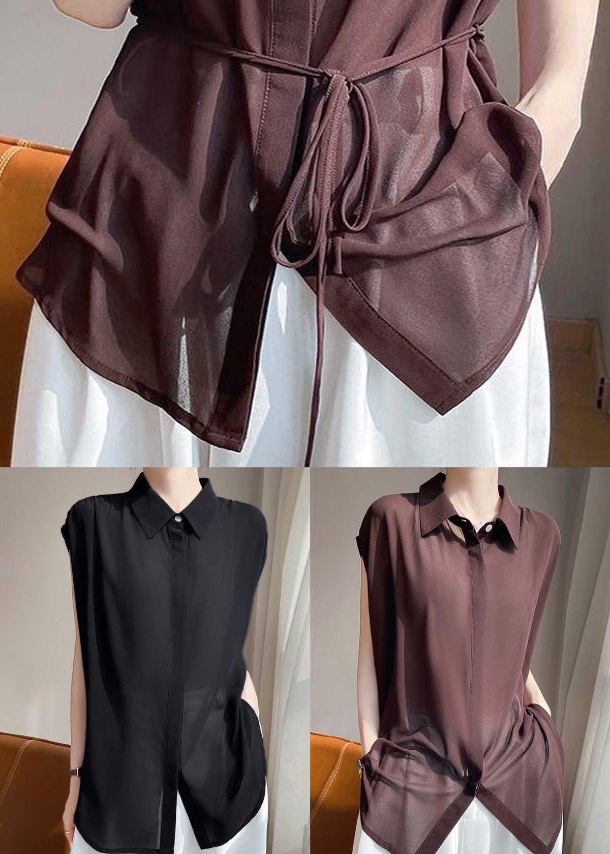 Well Tailored Blouse with a Graceful Silhouette