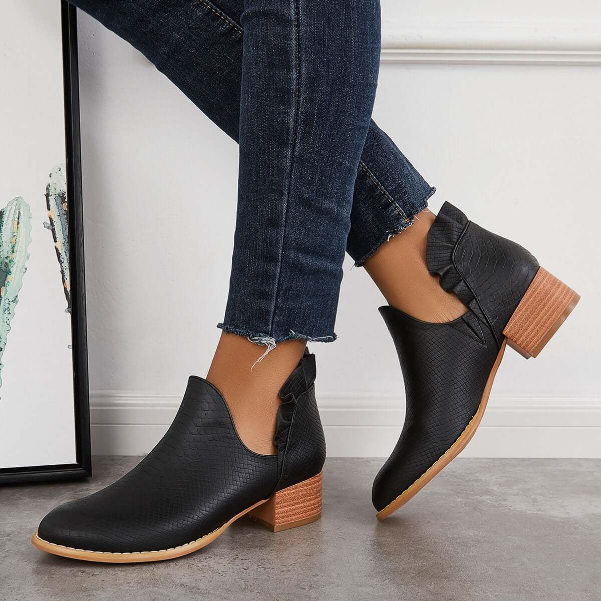 Chic Orthopedic Boots with Unique Design