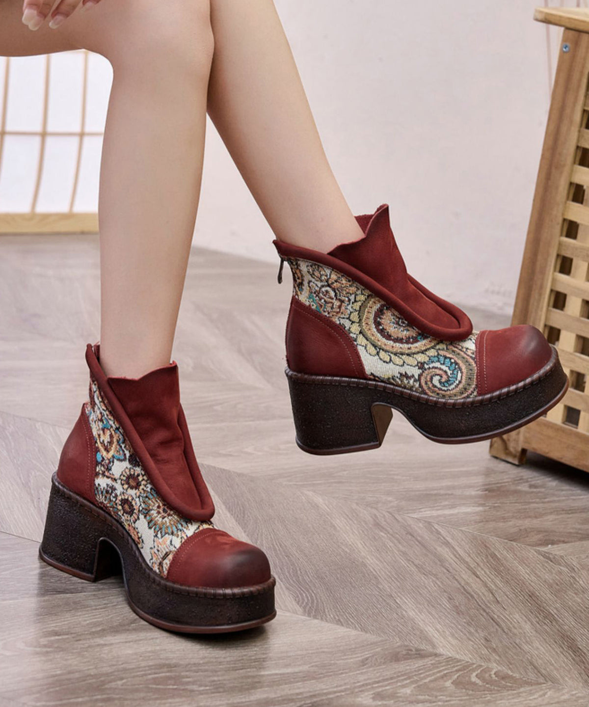 Vintage Inspired Orthopedic Boots