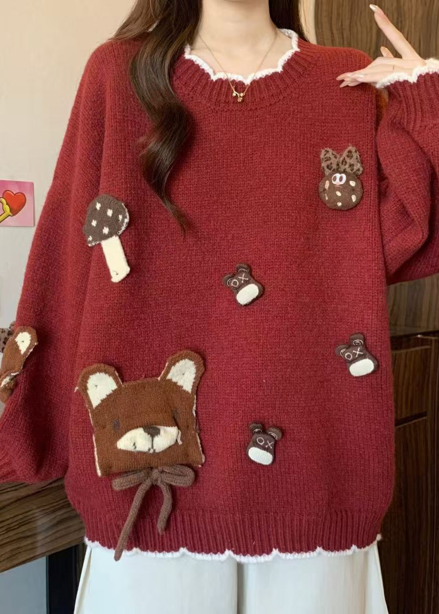 A Vintage Style Sweater with Delicate Timeless Details
