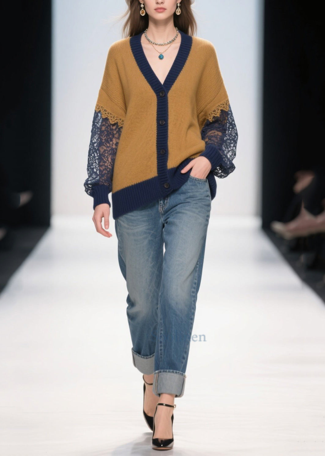 A Vintage Style Cardigan with Delicate Timeless Details