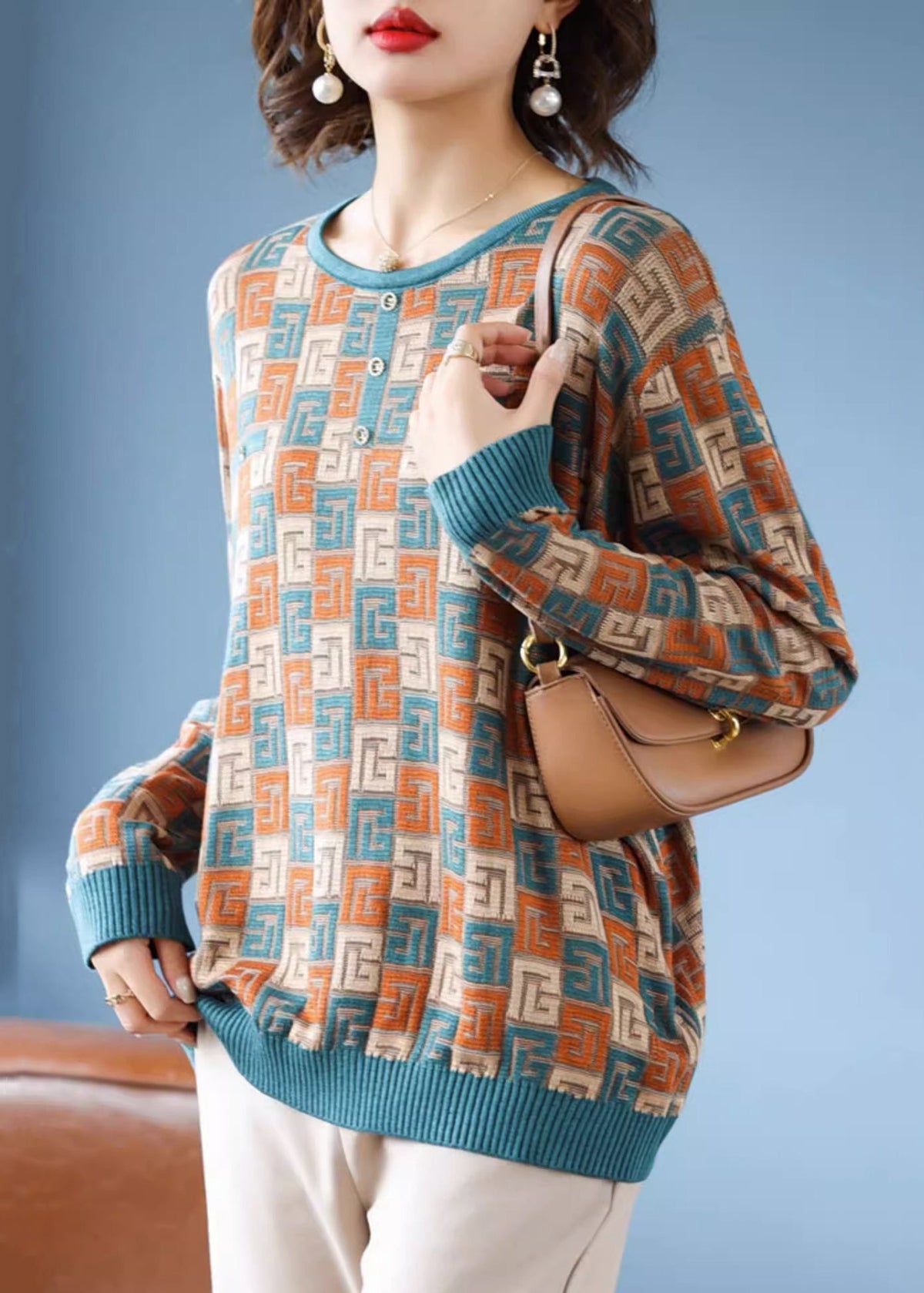 Gracefully Styled Sweater for Any Occasion