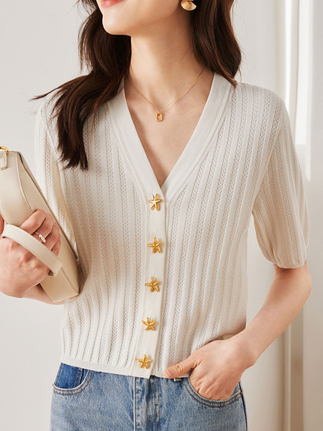 Gracefully Styled Top for Any Occasion