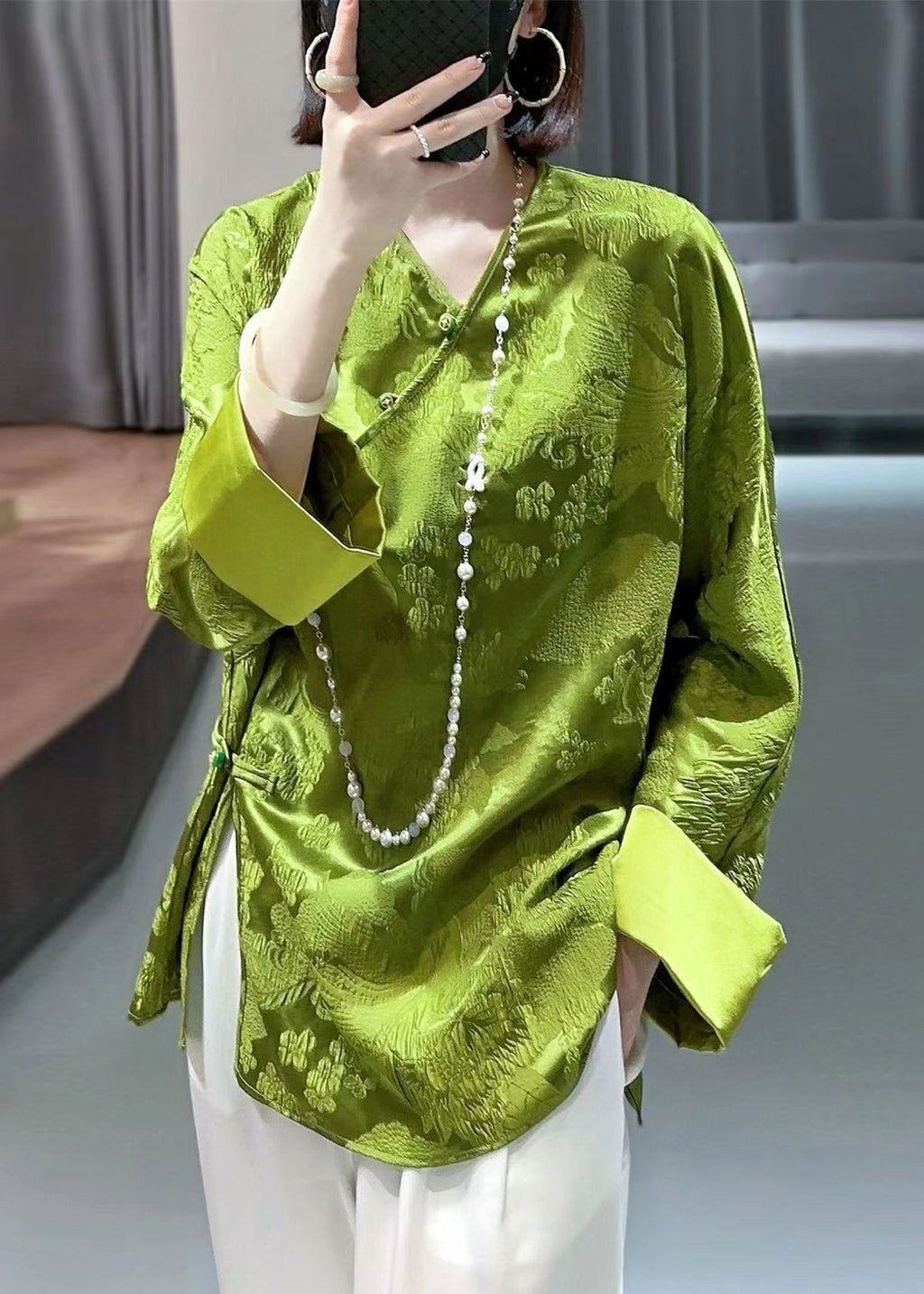 A Vintage Style Shirt with Delicate Timeless Details