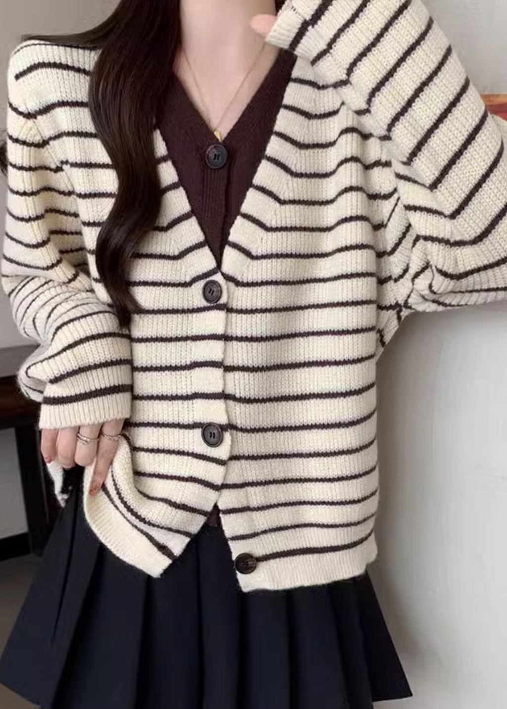 A Vintage Style Cardigan with Delicate Timeless Details