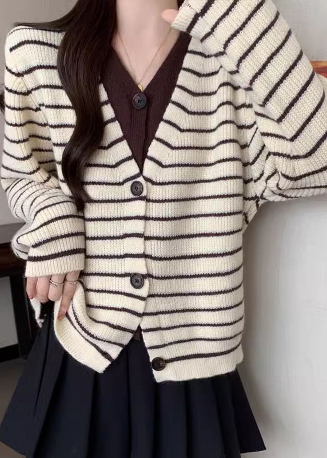 A Vintage Style Cardigan with Delicate Timeless Details