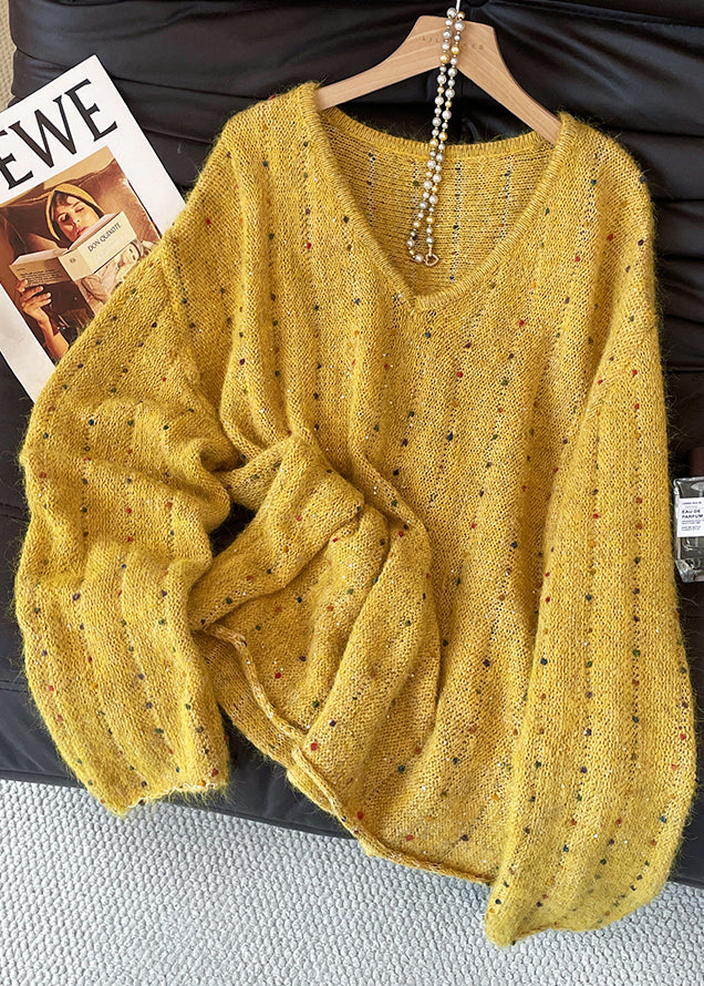 A Vintage Style Sweater with Delicate Timeless Details