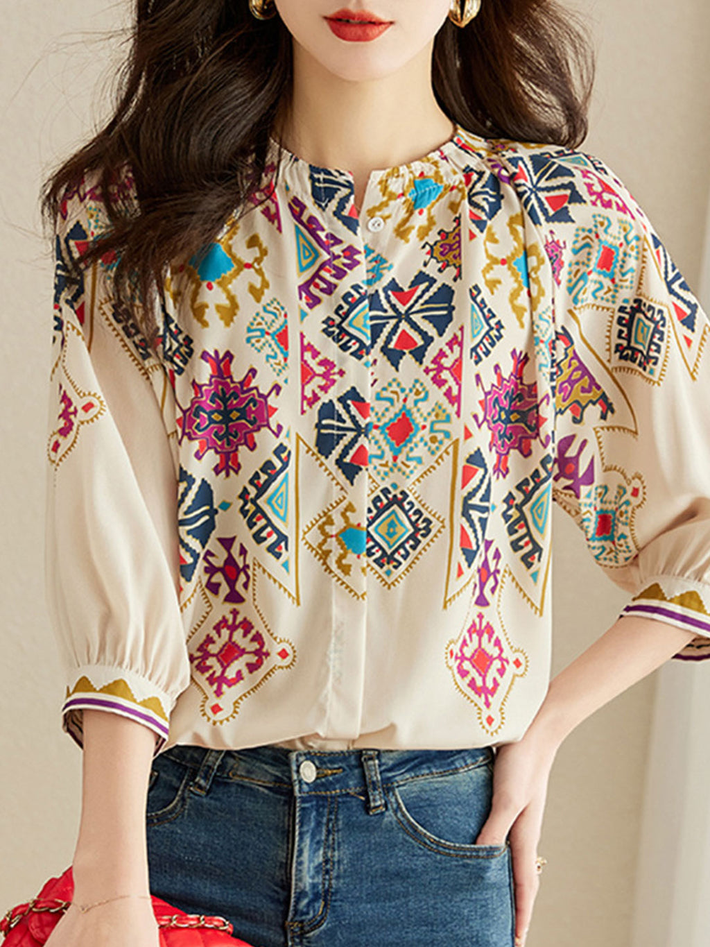 A Vintage Style Top with Delicate Timeless Details
