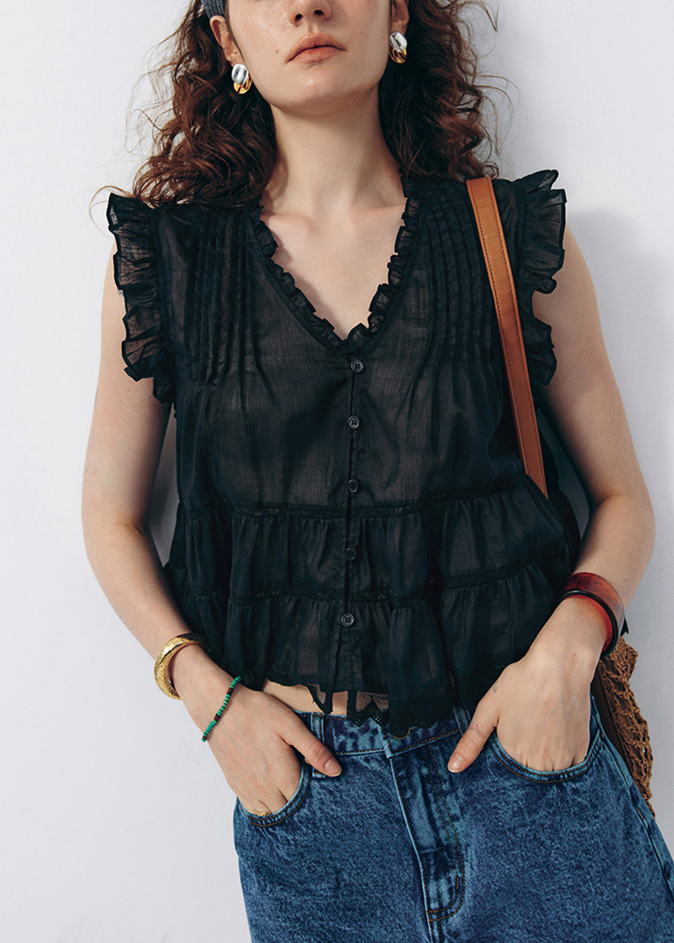 A Vintage Style Blouse with Delicate Timeless Details