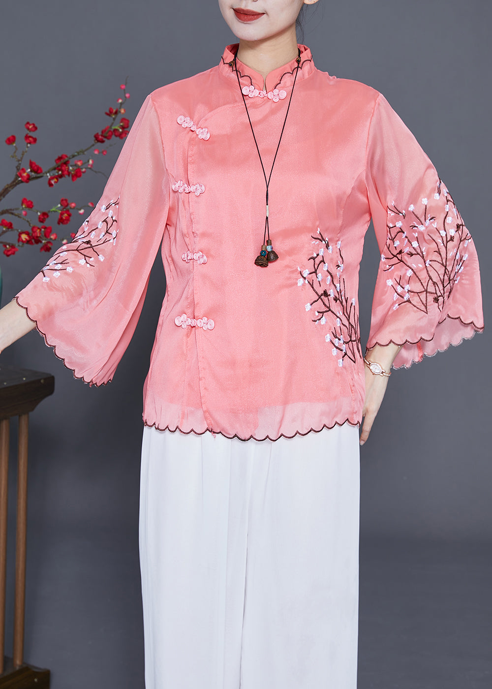 A Vintage Style Blouse with Delicate Timeless Details