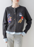 Classic Vintage Cardigan with a Flattering Fit