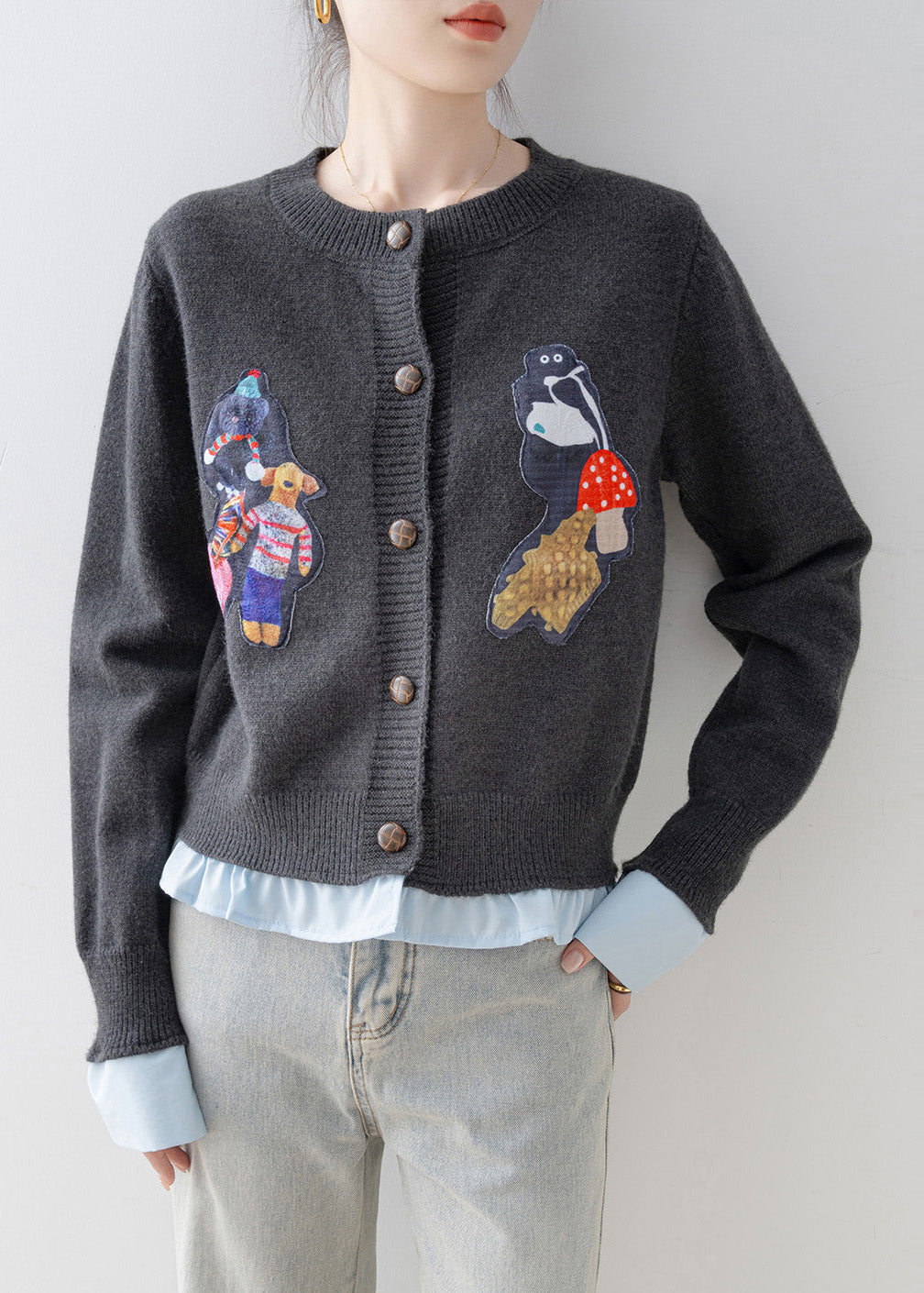 Classic Vintage Cardigan with a Flattering Fit