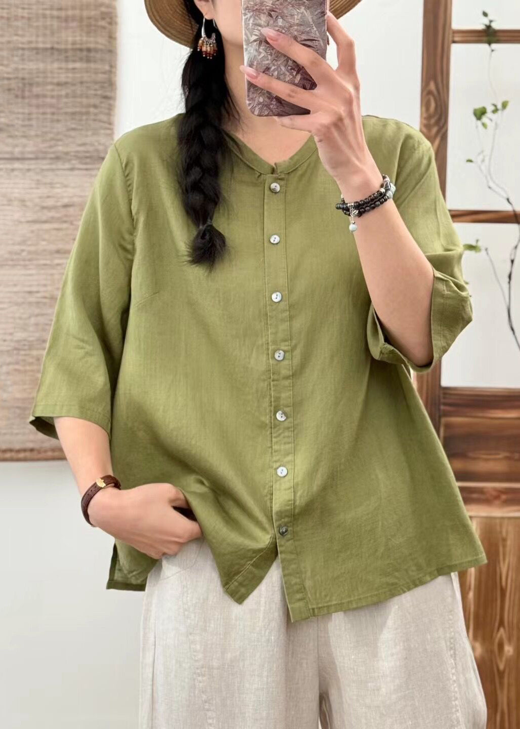 Beautifully Finished Blouse in a Timeless Design