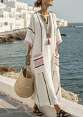 Blach Pink Striped