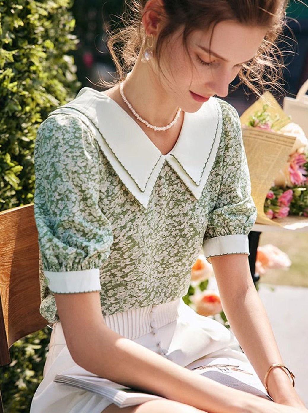 Gracefully Styled Blouse for Any Occasion