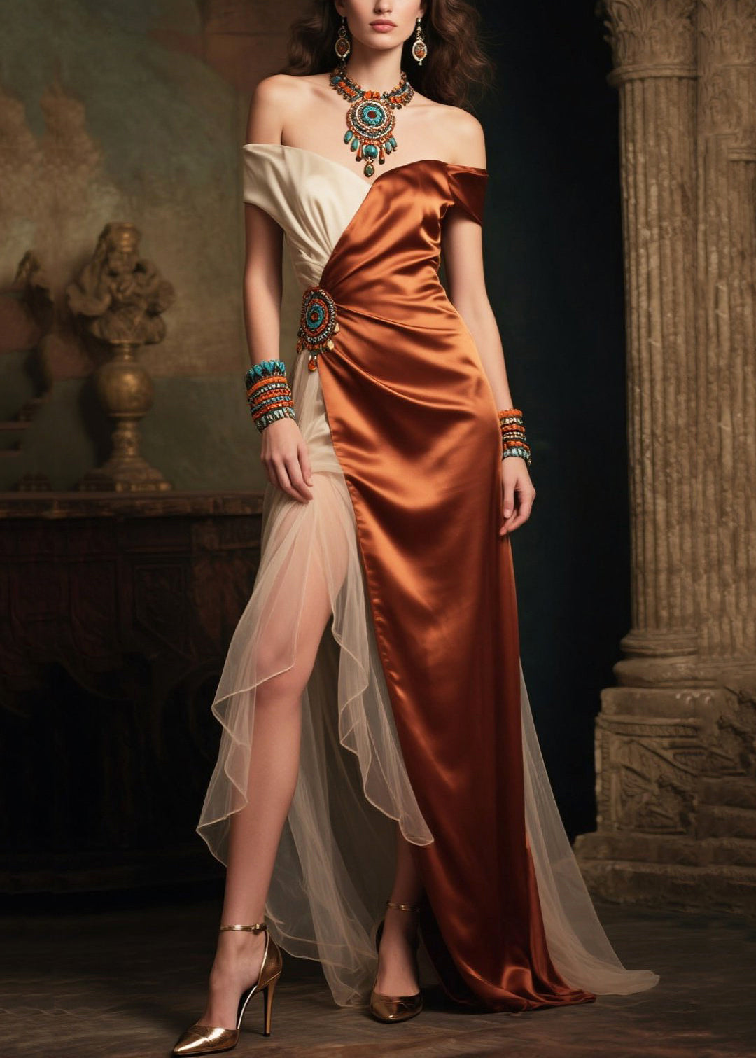 Classic Vintage Dress with a Flattering Fit