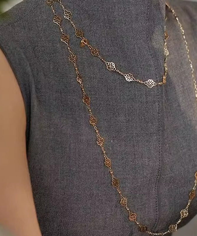 Vintage Handmade Gold Necklace