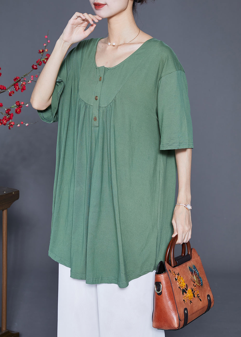 Vintage Inspired Blouse with a Contemporary Edge