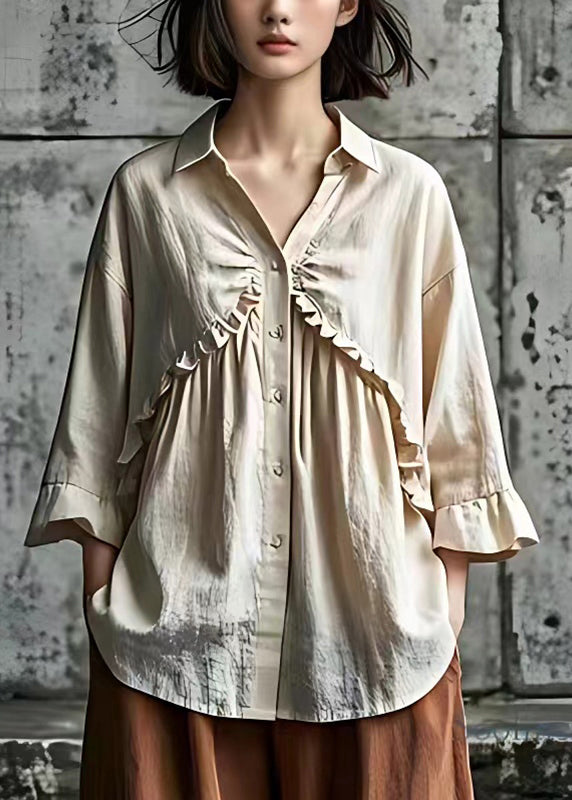 A Vintage Style Shirt with Delicate Timeless Details