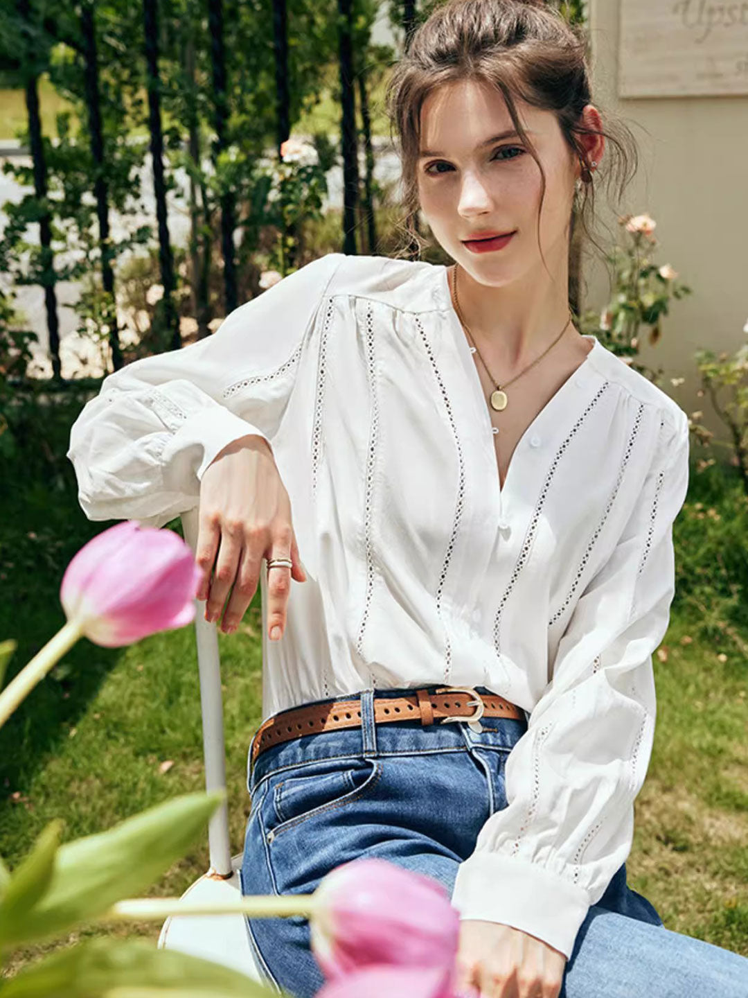 Vintage Inspired Top with a Contemporary Edge