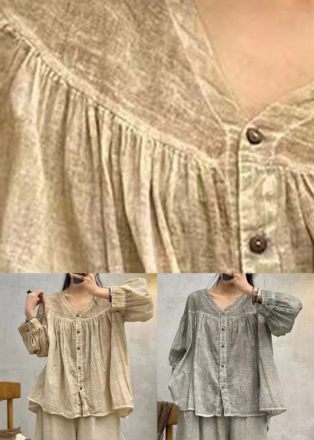 A Vintage Style Blouse with Delicate Timeless Details