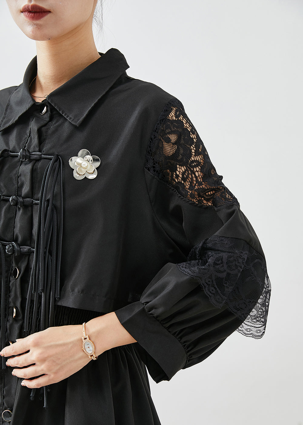 A Vintage Style Dress with Delicate Timeless Details