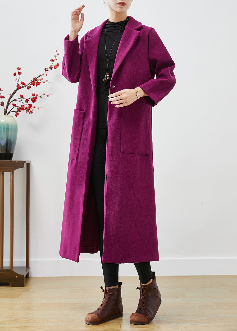 A Vintage Style Coat with Delicate Timeless Details