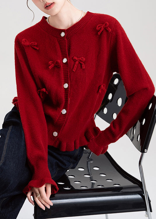A Vintage Style Cardigan with Delicate Timeless Details