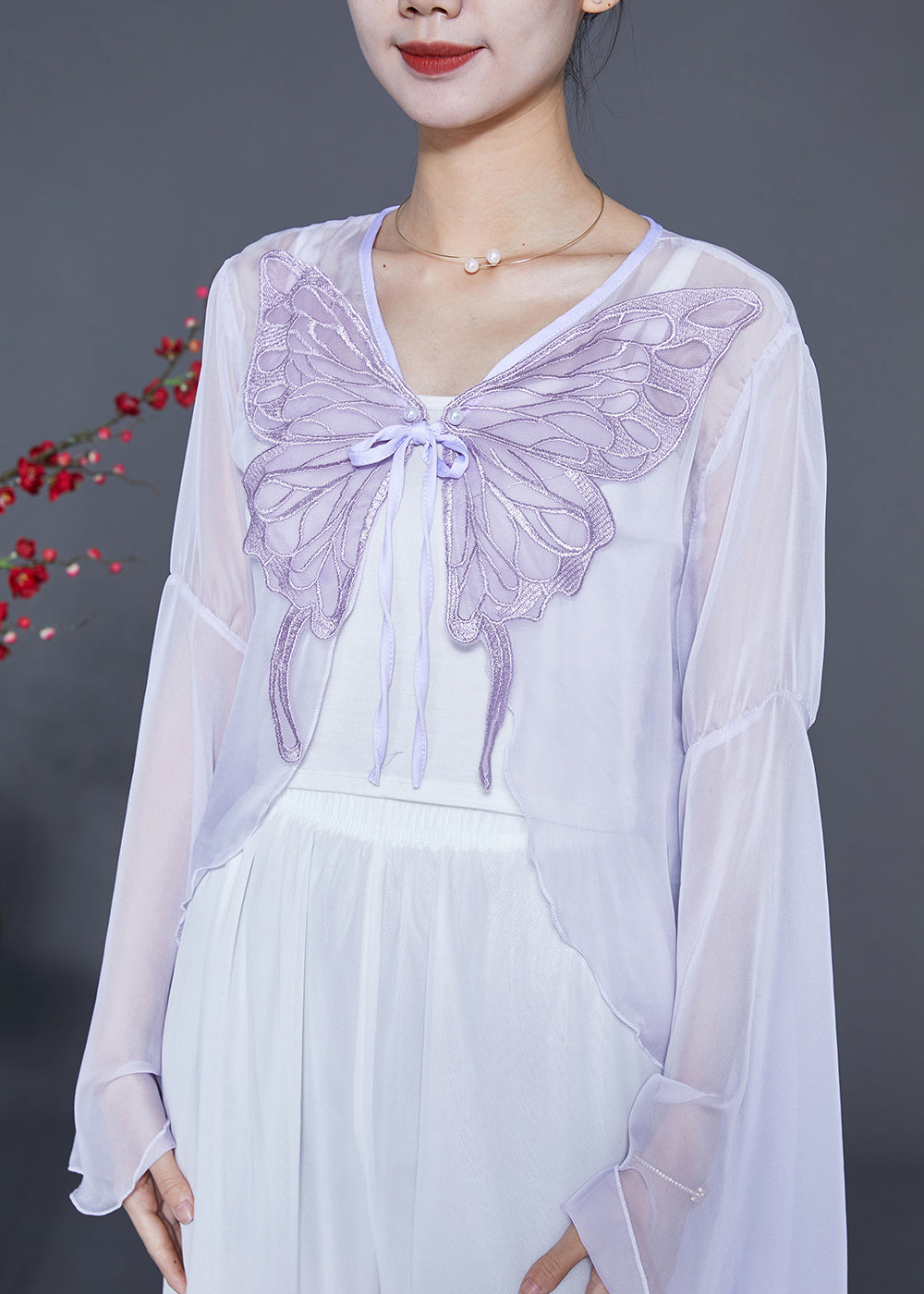 A Vintage Style Cardigan with Delicate Timeless Details