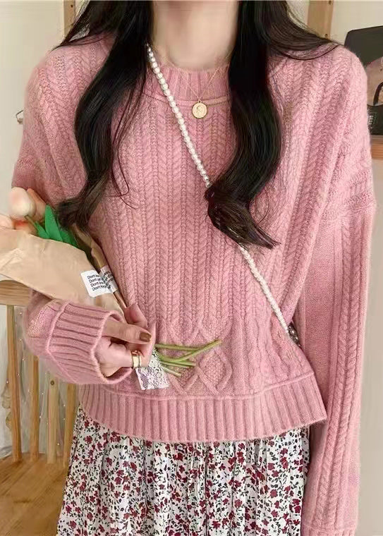 A Vintage Style Sweater with Delicate Timeless Details