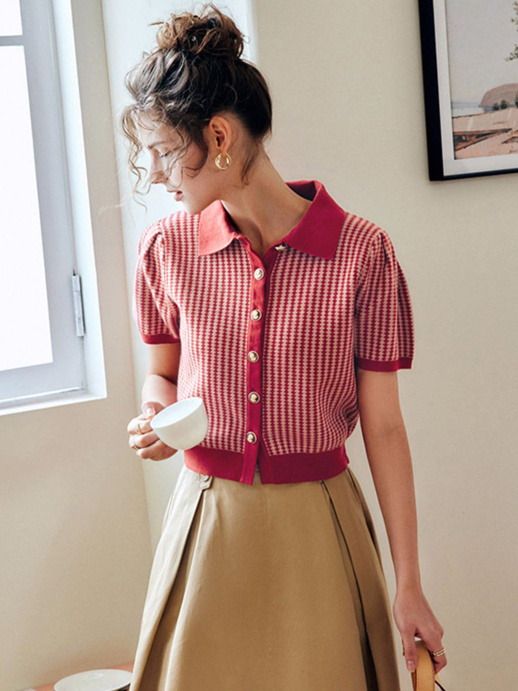 A Vintage Style Top with Delicate Timeless Details