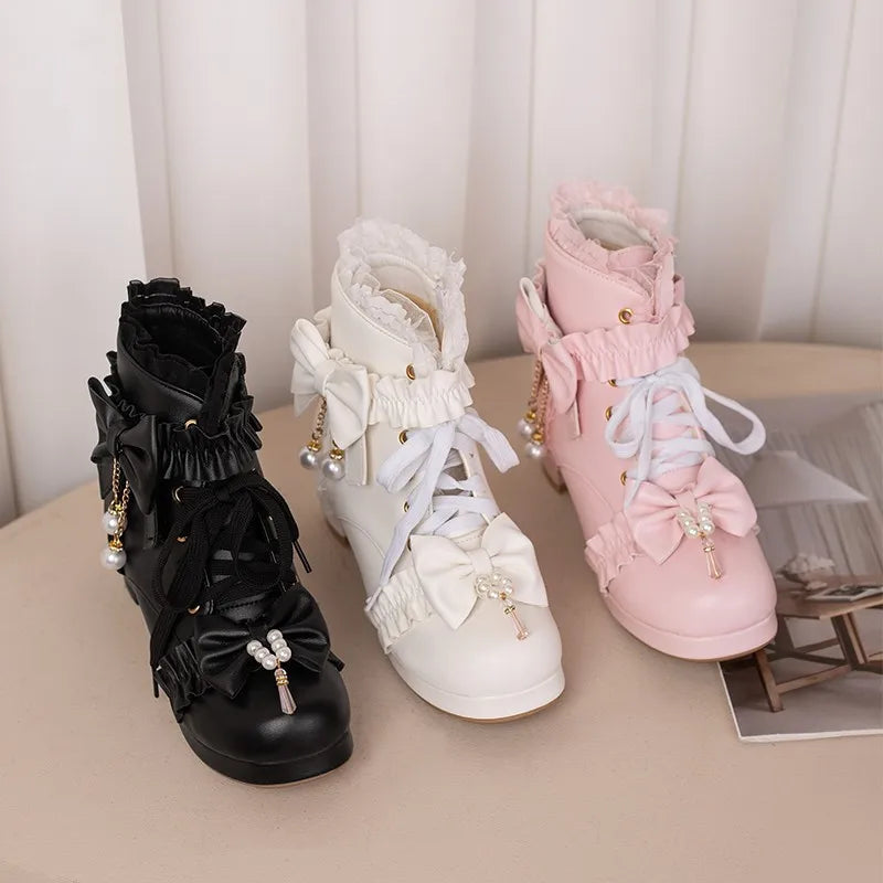 Vintage Inspired Orthopedic Boots