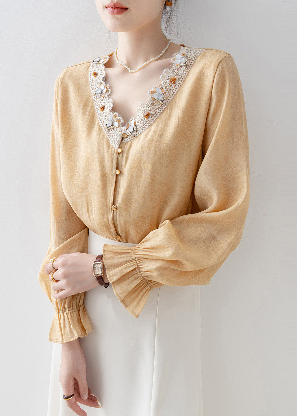 Vintage Inspired Blouse with a Contemporary Edge