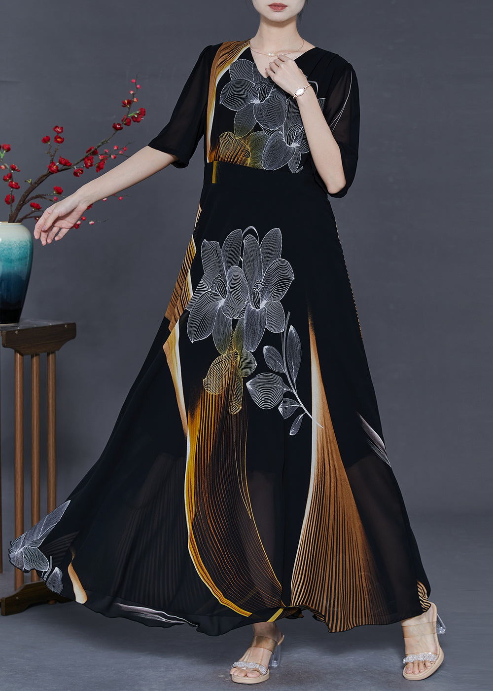 A Vintage Style Dress with Delicate Timeless Details