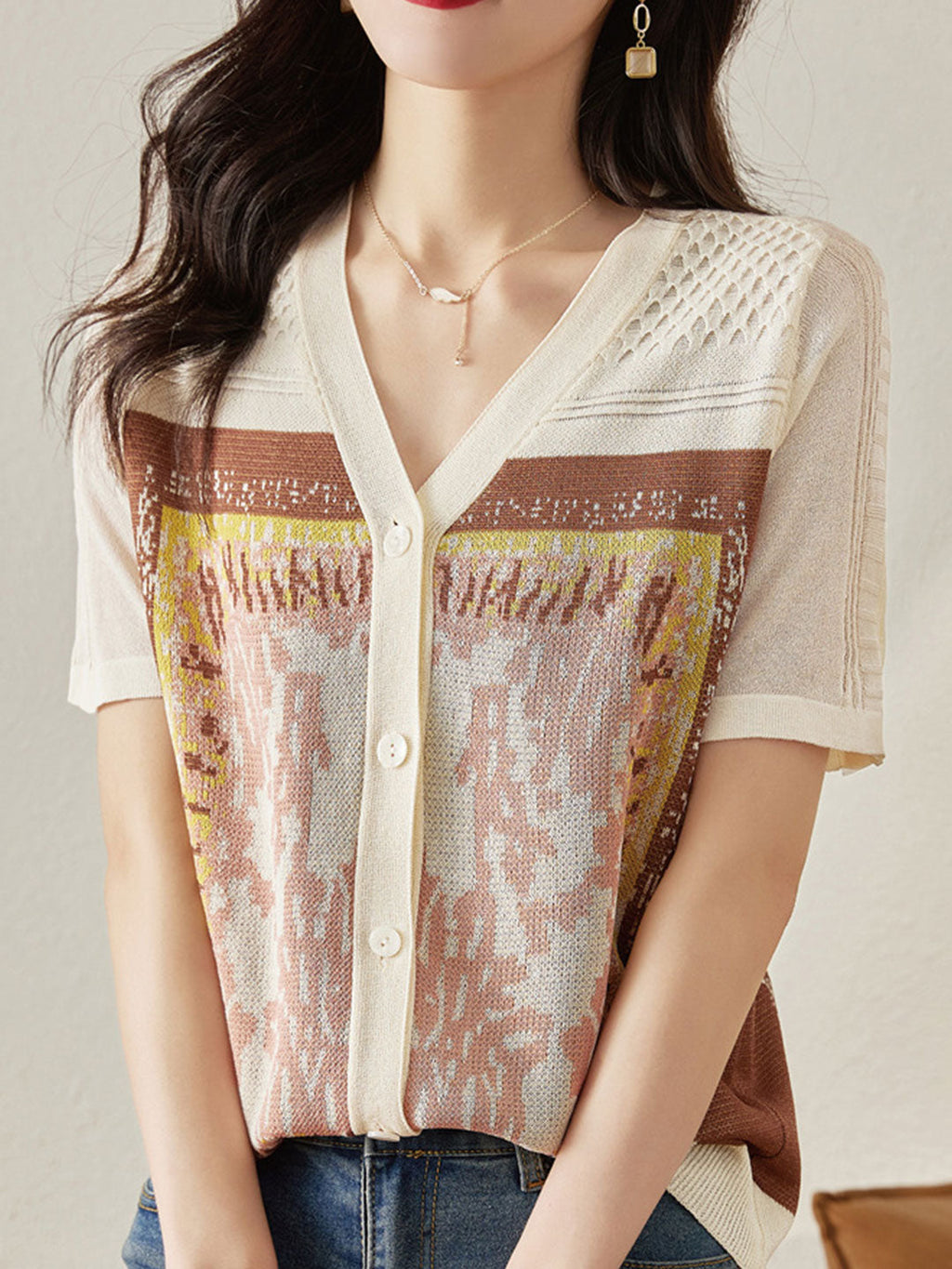 Vintage Inspired Cardigan with a Contemporary Edge