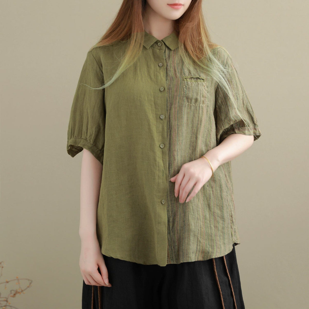 Vintage Inspired Blouse with a Contemporary Edge