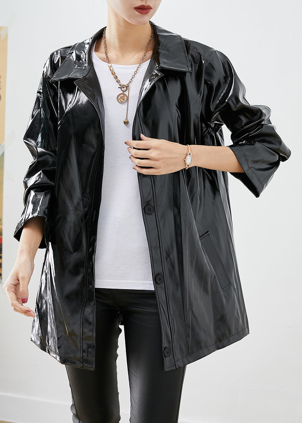 A Vintage Style Coat with Delicate Timeless Details