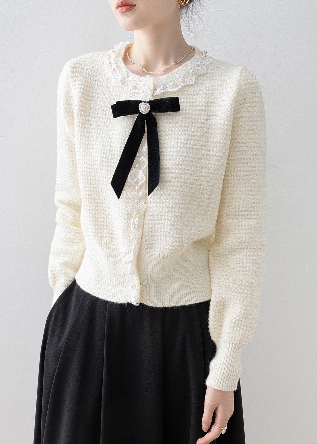 A Vintage Style Coat with Delicate Timeless Details