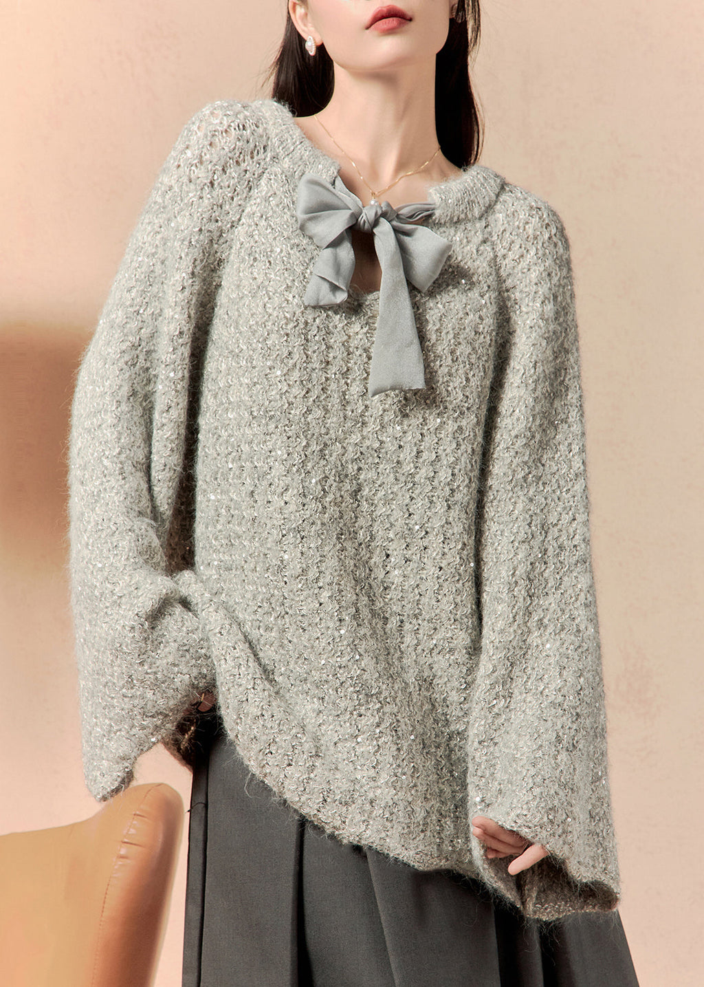 Vintage Inspired Sweater with a Contemporary Edge