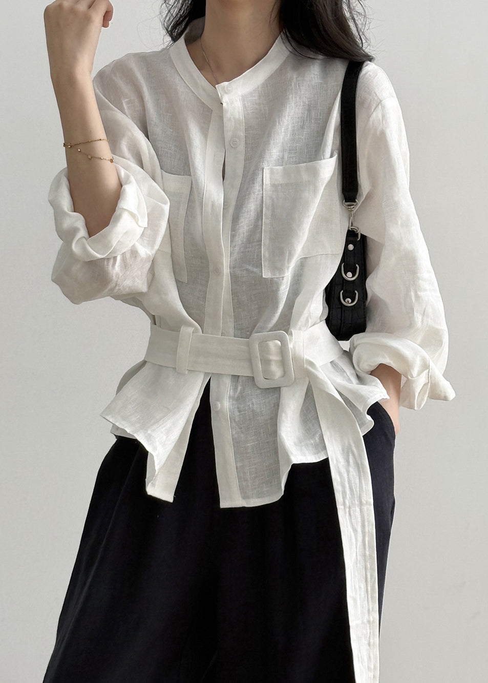 A Vintage Style Shirt with Delicate Timeless Details